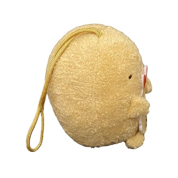 Sumikko Gurashi TONKATSU Mini Plush 3" Beige Fried Pork Cutlet Leftover Novelty - Picture 2 of 6